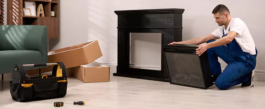 Old Rusted Metal Fireplace Repair And Replacement in Flowing Wells, AZ